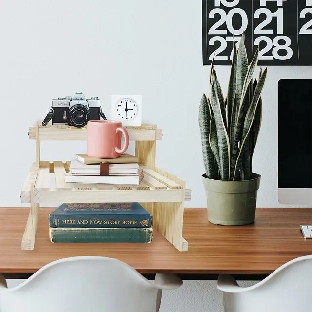 Design Your Work Desk with this Tabletop Display Rack.