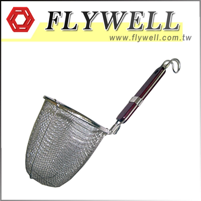 Flywell International Corp. Presents: Elevate Your Kitchen Experience with Our Stainless Steel Mesh Noodle Strainer Basket (FLKTH-NB34)