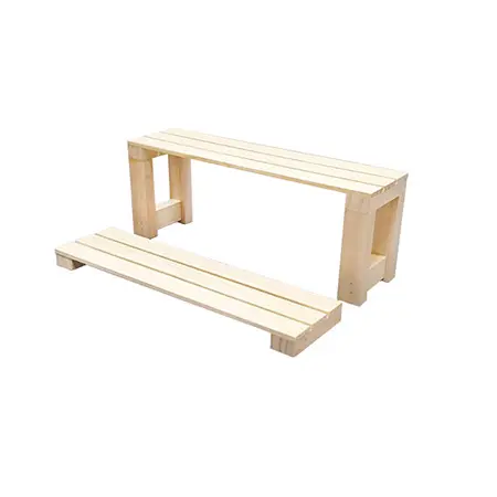 Wood Tabletop Collections Display Riser Stands