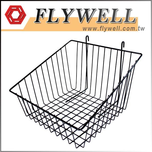 Sloping Steel Wire Grid Wall Basket
