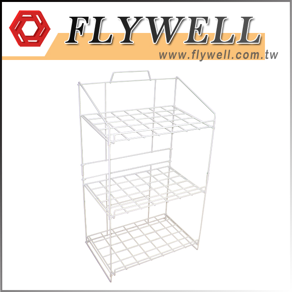 3 Tier Wire Floor Storage Display Stand